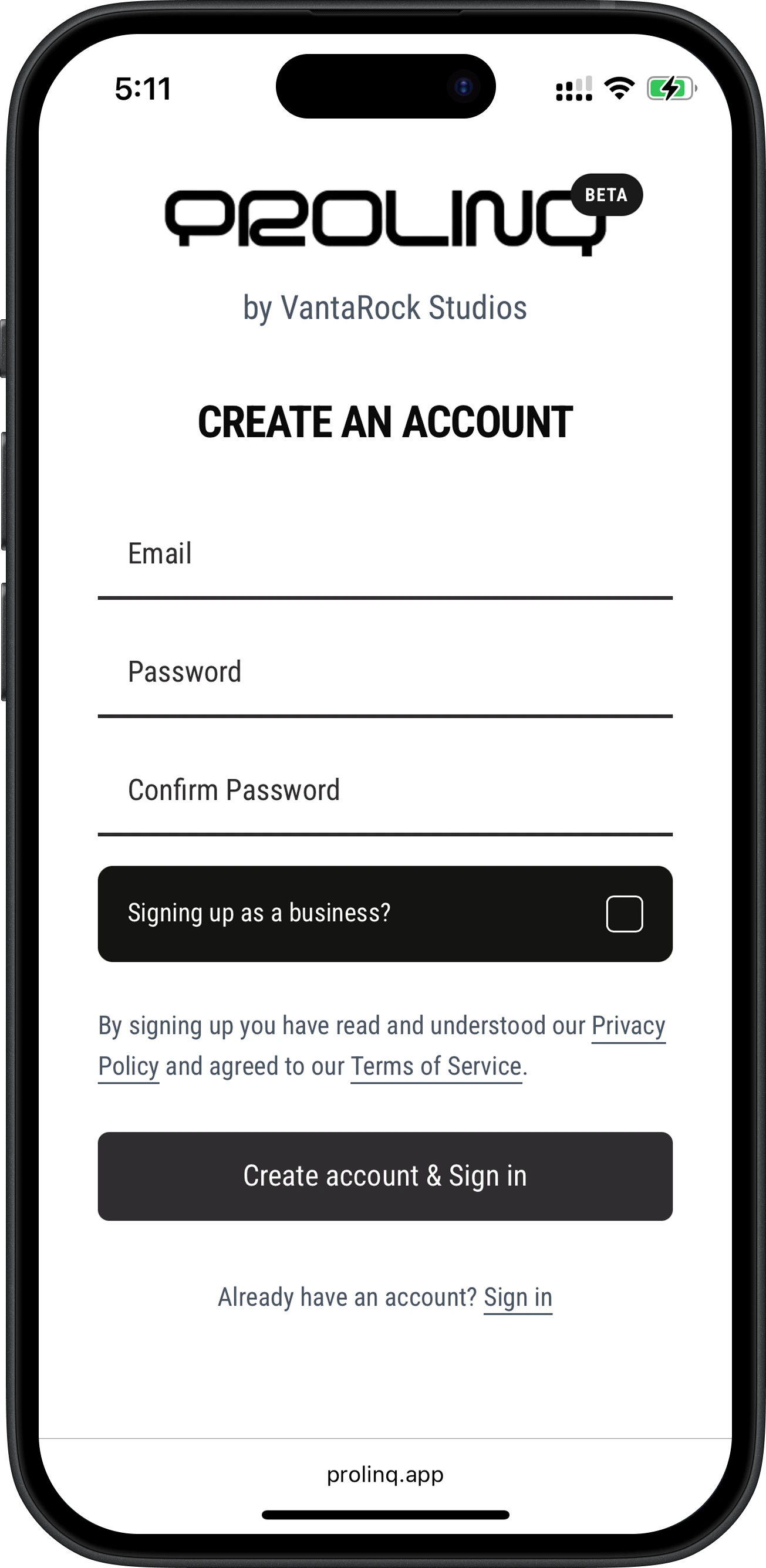 Sign Up